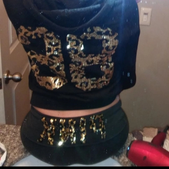 PINK outfit cheetah bling XS - Picture 2 of 3